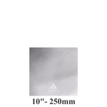 10″ Square Silver Cake Boards – Standard