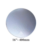 16″ Round Silver Cake Boards – Standard