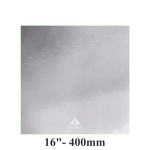 16″ Square Silver Cake Boards – Standard