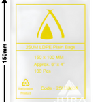 6×4 – 25um LDPE Bags