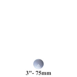 3″ Round Silver Cake Boards – Standard