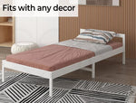 Levede Wooden Bed Frame Queen Double Kingsingle Single Mattress Base Timber WH