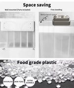 Toque Grain Container Cereal Dispenser 10kg Dry Food Rice Flour Storage Box Wall
