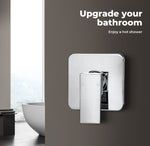 Wall Shower Tap Brass Basin Mixer Bathroom Bath Spa Hot Cold Water Faucet Chrome