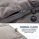 Dreamz 9KG Adults Size Anti Anxiety Weighted Blanket Gravity Blankets Mink