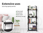 Levede Plant Stand 4 Tiers Outdoor Indoor Metal Flower Pots Rack Garden Shelf