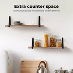 Levede Floating Shelf DIY Hanging Shelves Wall Mounted Storage Display 43*12cm