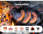 Toque Non Stick Frying Pan Set 3PCS Cast Iron Steak Skillet BBQ Cookware Frypan