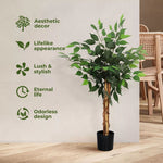 Lambu Artificial Plants in Pot Artificial Potted Shrubs Fake Tree 50 Cm