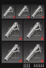 Traderight Folding Table Bracket Stainless Steel 150KG Wall Shelf Bench 2PCS 12