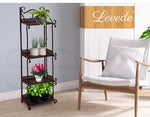 Levede Plant Stand 3/4/5 Tiers Outdoor Indoor Metal Flower Rack Garden Shelf