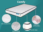 Dreamz Baby Kids Spring Mattress Bed Cot Crib Breathable Firm Foam 13cm Thick