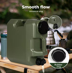 Mountview Water Container Jerry Can Bucket Camping Outdoor Storage Barrel Green