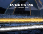 LED Camping Light Strip Flexible 5050 SMD Amber White Caravan Boat Waterproof