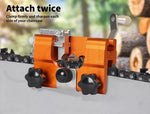 Traderight Portable Chainsaw Sharpener Jigs With 5 Grinding Head Tool Chain Saw