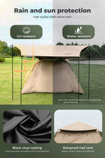 Mountview Instant Pop up Tent Automatic Camping Tarp Canopy 5-8 Person Family