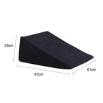 Dreamz Wedge Pillow Sleep Bed Cushion Cool Gel Memory Foam Neck Back Support