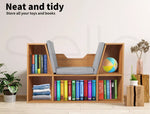 Levede Kids Bookcase Toys Box Shelf Storage Cabinet Container Reading Nook