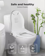 Electric Bidet Heated Toilet Seat Warm Water Spray Wash Remote Antibacterial