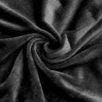 Marlow Sofa Cover High Stretch Slipcovers Soft Plush Protector 4 Seater Black