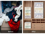 Storage Drawers Clothes Organiser Box Large Plastic Stackable Wardrobe Container