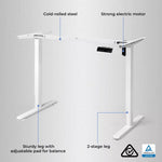 Levede Motorised Standing Desk Height Adjustable Electric Sit Stand Table 120CM