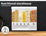 Toque Grain Container Cereal Dispenser 10kg Dry Food Rice Flour Storage Box Wall