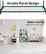 Levede 2x 4 Tier Plant Stand Shelves Garden Steel Storage Shelf Steel Frame