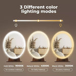 Levede LED Dressing Table Stool Set Mirror Lighted Vanity Makeup Desk Drawers