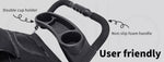 Pawz Pet Stroller Pram Dog Carrier Trailer Strollers 3 Wheels Foldable Large
