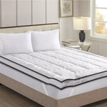 Dreamz Pillowtop Mattress Topper Mat Luxury Bedding Pad Protector King Single