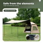 Mountview Instant Pop up Tent Automatic Camping Tarp Canopy 5-8 Person Family