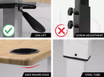 Levede Standing Desk Height Adjustable Office Computer Laptop Side Table USB
