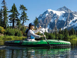 Intex Inflatable Kayak Boat K1 Sports Challenger 1 Seat Person Floating Oar Lake