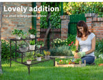 Levede 2x Plant Stands Outdoor Indoor Garden Metal 3 Tier Planter Corner Shelf