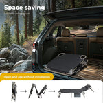 Levede Folding Camping Bed Camping Cot Adjustable Backrest Home Office Outdoor