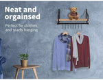 Levede Floating Shelf Brackets Wall Shelves Mount Display Rack Storage Hook