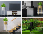 Plant Stand Garden Planter Metal Flower Pot Rack Corner Shelving Indoor Outdoor