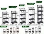 Levede Plant Stand 3/4/5 Tiers Outdoor Indoor Metal Flower Rack Garden Shelf