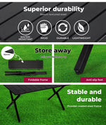 Levede Folding Camping Table Portable Picnic Desk Garden BBQ Outdoor Storage Bag