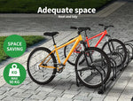 6 Bikes Stand Bicycle Bike Rack Floor Parking Instant Storage Cycling Portable