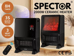 Spector Electric Heater Portable Fast Heating Tower Heaters Remote Control Timer