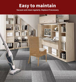 Marlow 20x Carpet Tiles Heavy Commercial Retail Office Gym Flooring 50x50cm Grey