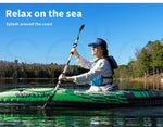 Intex Inflatable Kayak Boat K1 Sports Challenger 1 Seat Person Floating Oar Lake
