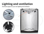 Grow Tent Indoor System Hydroponics Room 600D Oxford Plant Aluminium 100x142x180