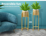 Levede Plant Stand Garden Planter Metal Flower Pot Rack Shelving Indoor Outdoor