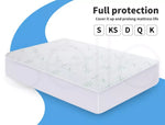 Dreamz Mattress Protector Topper Waterproof Bed Cover Fully Fitted Bamboo Queen