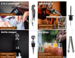 Cocktail Shaker Set Stainless Steel Bartender Kit 20pcs Martini Strainer Maker