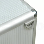 500 Discs Aluminium CD DVD Cases Bluray Lock Storage Box Organizer Free Inserts