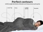 Dreamz Weighted Blanket 9KG 7KG 5KG 2.3KG Cotton Heavy Gravity Adult Deep Relax